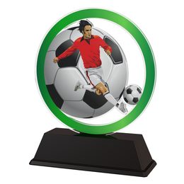 Football Ball and Player Trophy