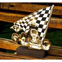 Sierra Classic Go Kart Real Wood Trophy