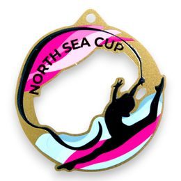 Custom Laser Cut Stainless Steel Cutout Medal