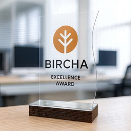 Bircha Acrylic and Wood Fusion Award