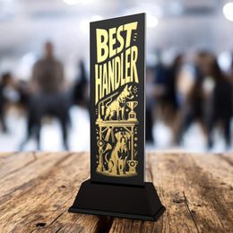 Shadowline Best Handler Dog Trophy – Stainless Steel Award