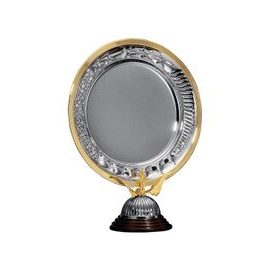 Star Salver with Swan Brass Stand