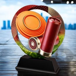 Onyx Stainless Steel Clay Pigeon Shooting Trophy