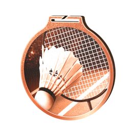 Habitat Classic Badminton Bronze Eco Friendly Wooden Medal