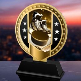 Sentinel Classic Stainless Steel Ice Hockey Trophy