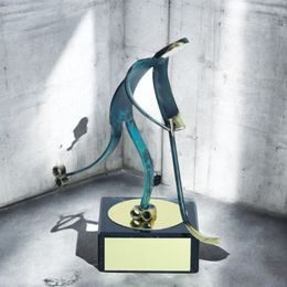 Toledo Ice Hockey Handmade Metal Trophy