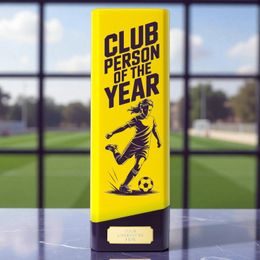 Tower Elite Heavyweight Club Person of the Year Womens Football Trophy