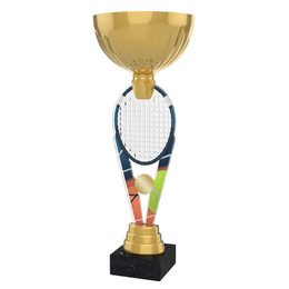 London Tennis Racket Gold Cup Trophy