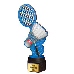 Frontier Real Wood Badminton Trophy