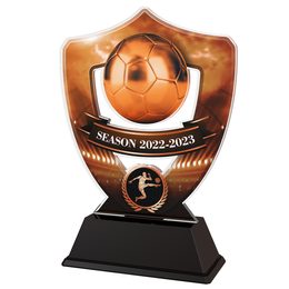 Bronze Squad Football Shield Trophy