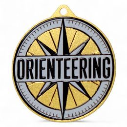 Quantum Orienteering Stainless Steel Medal