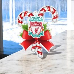 Christmas Candy Cane Logo Custom Made Printed Medal