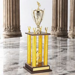 Goliath Golden Column Tower Trophy Cup