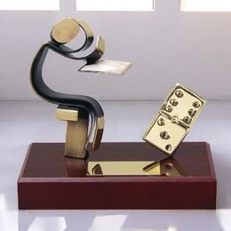 Barcelona Dominoes Handmade Metal Trophy