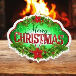 Merry Christmas Wreath Medal
