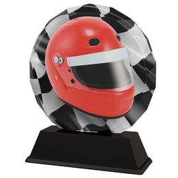 Zodiac Motor Racing Helmet Trophy