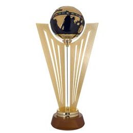 Miura Gold Plated & Ceramic Globe Award