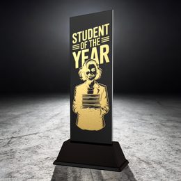 Shadowline School Female Student of the Year Trophy – Stainless Steel Award