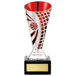Defender Silver and Red Football Cup