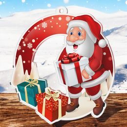 Snowy Father Christmas Presents Medal