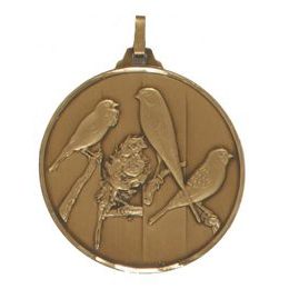 Diamond Edged Bird Fancier Bronze Medal