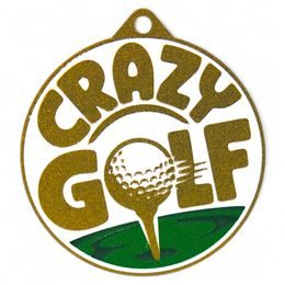 Quantum Crazy Golf Stainless Steel Medal