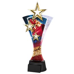 Triple Star Cheerleading Trophy