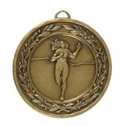 Laurel Ladies Athletics Bronze Running Medal