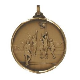 Embossed Economy Netball Bronze Medal