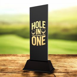 Shadowline Golf Hole in One Trophy – Stainless Steel Award