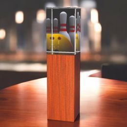 Lumina Tenpin Bowling Wood and Glass Award