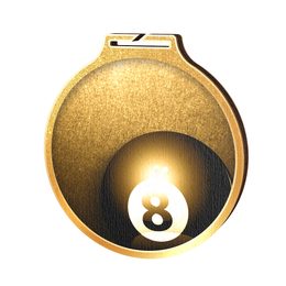 Habitat Classic Pool Gold Eco Friendly Wooden Medal