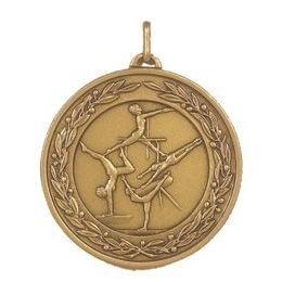 Female Gymnastics Events Bronze Laurel Medal