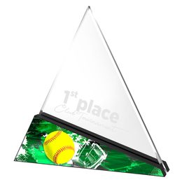 Urban Printed Acrylic Softball Award