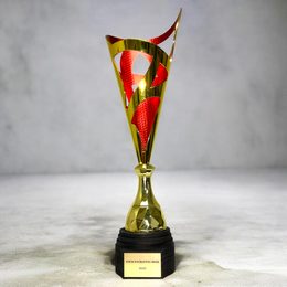 Havana Gold & Red Blade Trophy