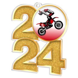 Speedway & Motocross Acrylic 2024 Medal
