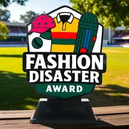 Pavilion Fashion Disaster Award Cricket Trophy