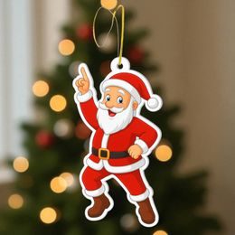 Jolly Santa Dancing Christmas Bauble