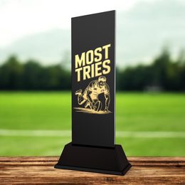 Shadowline Rugby Most Tries Trophy – Stainless Steel Award