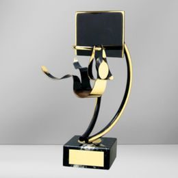 Galicia Basketball Slam Dunk Handmade Metal Trophy