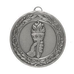 Laurel Victory Torch Achievement Silver Medal