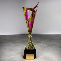 Havana Gold & Pink Blade Trophy