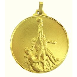 Diamond Edged Rugby Line Out Gold Medal