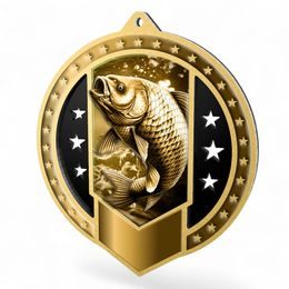Sentinel Classic Carp Fishing Stainless Steel Medal