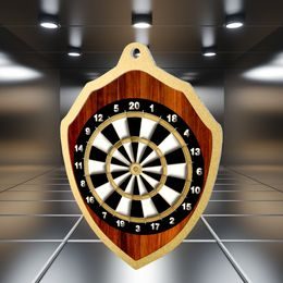 Molton Classic Darts Shield Stainless Steel Medal