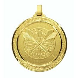 Diamond Edged Darts Large Gold Medal