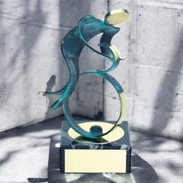 Toledo Cycling Handmade Metal Trophy