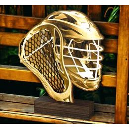 Sierra Classic Lacrosse Real Wood Trophy