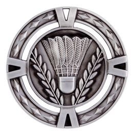V-Tech Badminton Silver Medal 60mm