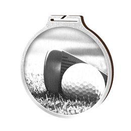 Habitat Classic Golf Silver Eco Friendly Wooden Medal